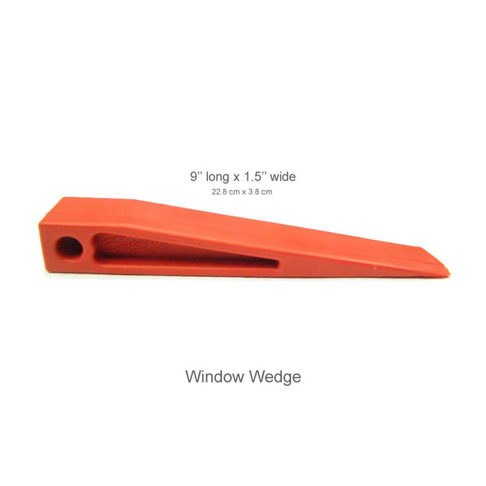 Dentcraft 9 x 1.5" Red Wide Window Wedge