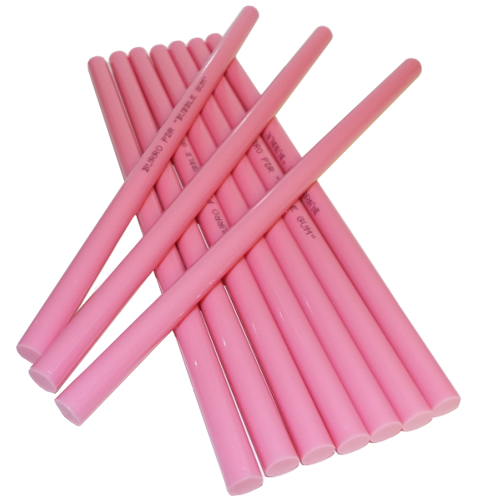 Burro Bubble Gum Pink PDR Glue Sticks (10 Sticks)