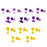 Dent Reaper Dead Center Variety Pack Purple & Gold Hex Tabs (26 Tabs)