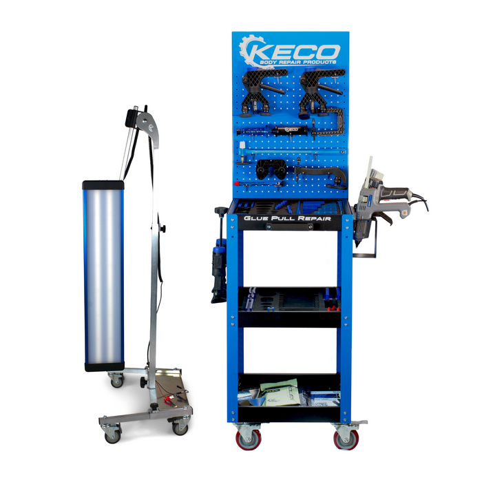 KECO GPR Finish System with Compact Shop Cart
