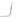 18" 75° Shaved Round Tip Rod with 5.5" Flag