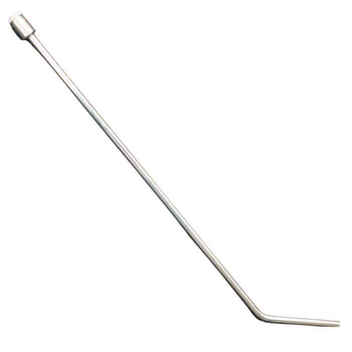 20" 45° Bend Rod with Screw Tip & 4" Flag