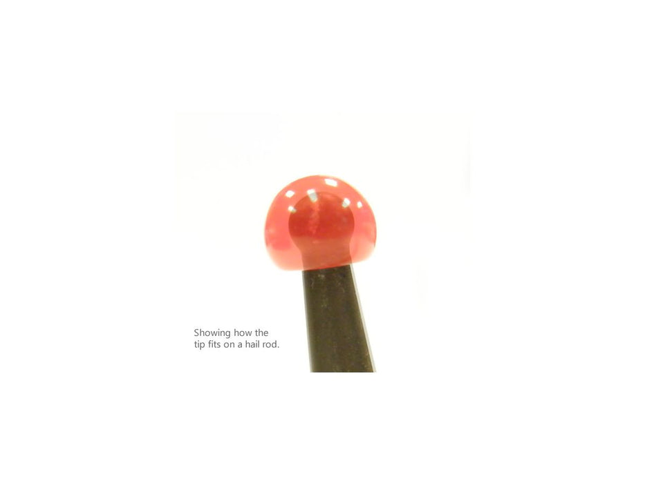 Dentcraft Plastic Red Hard Tip for 1/4" Ball Tips