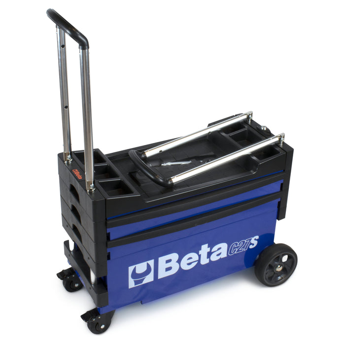 Beta Blue Collapsible Portable Tool Cart