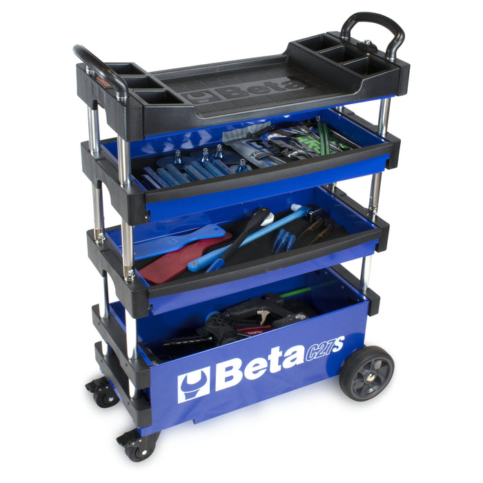 Beta Blue Collapsible Portable Tool Cart