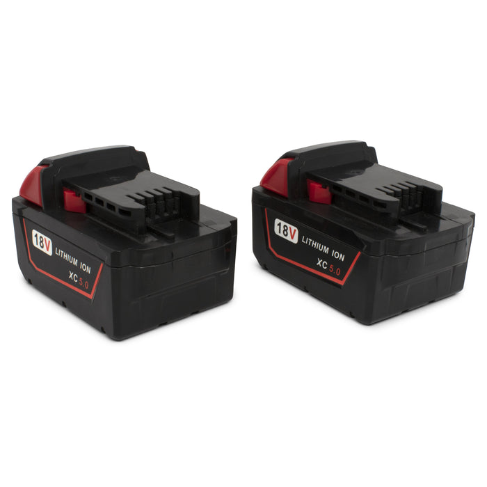 18 Volt Milwakee Compatible Lithium Battery (2 Pack)