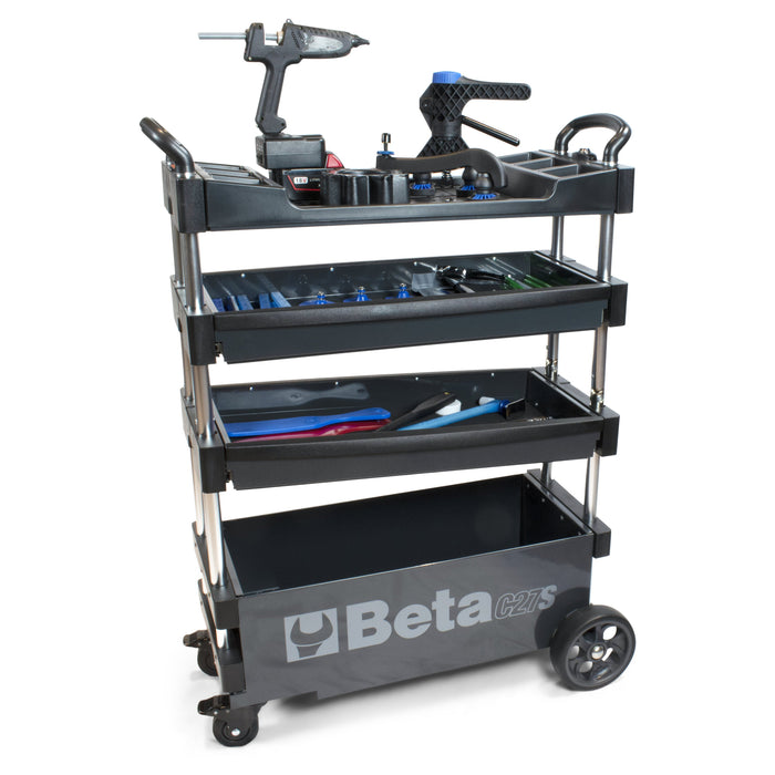 Beta Grey Collapsible Portable Tool Cart