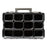 16.75" x 9.75" Black 10-Compartment GPR Tab Organizer Organizer