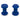 KECO 8 mm / 11 mm Blue Smooth Dual Size Flip Tab (5 Pack)