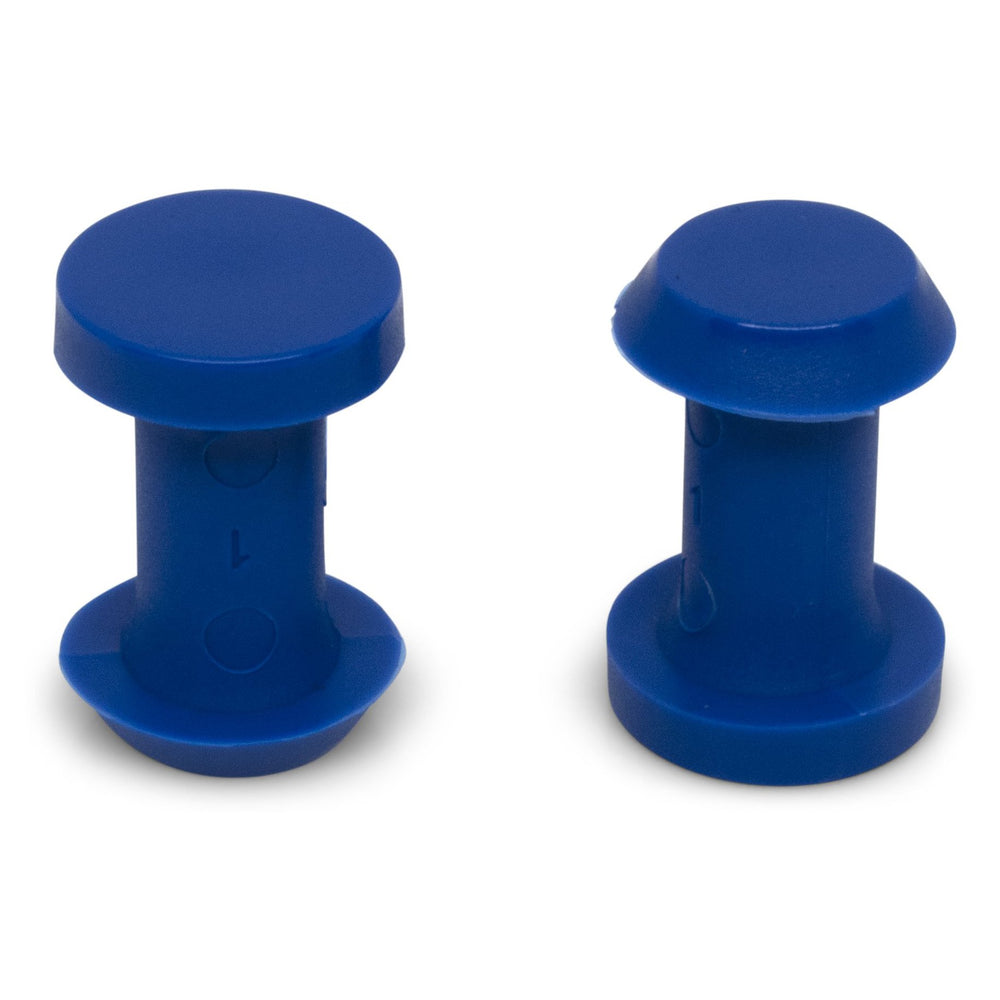 KECO 8 mm / 11 mm Blue Smooth Dual Size Flip Tab (5 Pack)