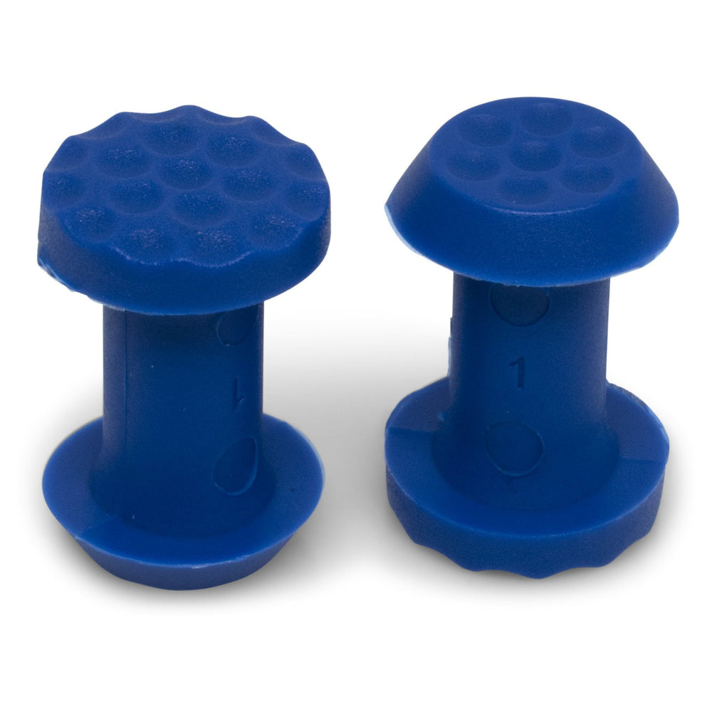 KECO 8 mm / 11 mm Blue Dimpled Dual Size Flip Tab (5 Pack)