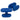 KECO 13 x 22 mm / 14 x 26 mm Blue Dimpled Dual Size Crease Tab (5 Pack)