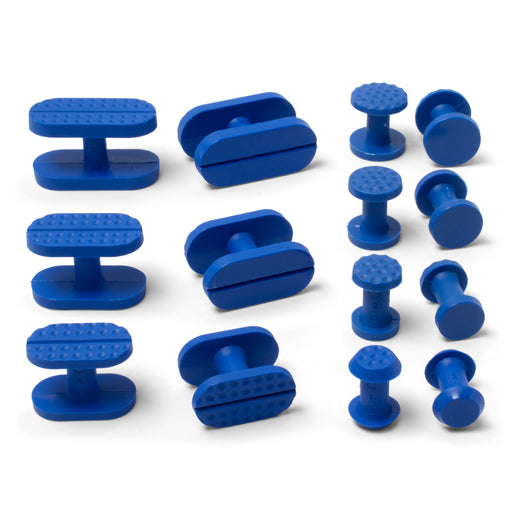 KECO Variety Pack Blue Smooth and Dimpled Dual Surface Flip Hail Tabs (14 Pieces)