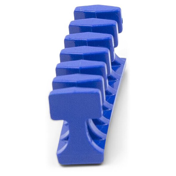 Centipede® Curved 12.5 x 50 mm Blue Flexible Crease Glue Tab