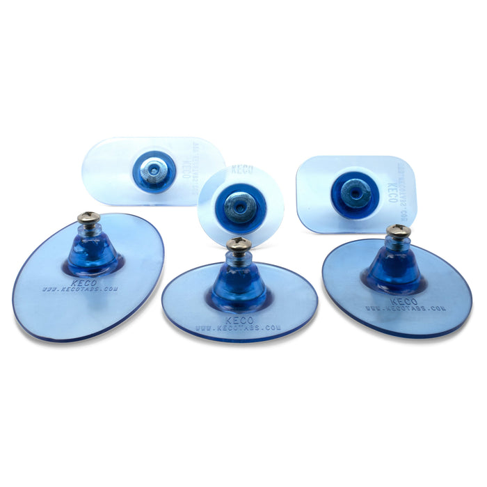 KECO Supertabs 2 x 4" Ice Smooth Oval Large Damage Collision Tabs