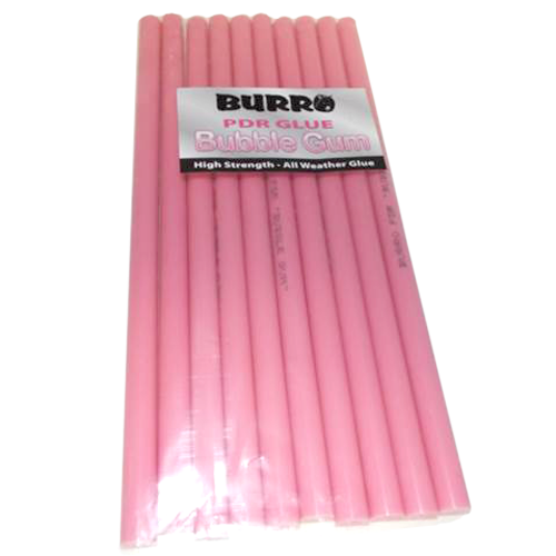 Burro Bubble Gum Pink PDR Glue Sticks (10 Sticks)