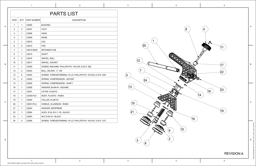 KECO Replacement Foot Pad for KECO Robo Lifter and K-Beam