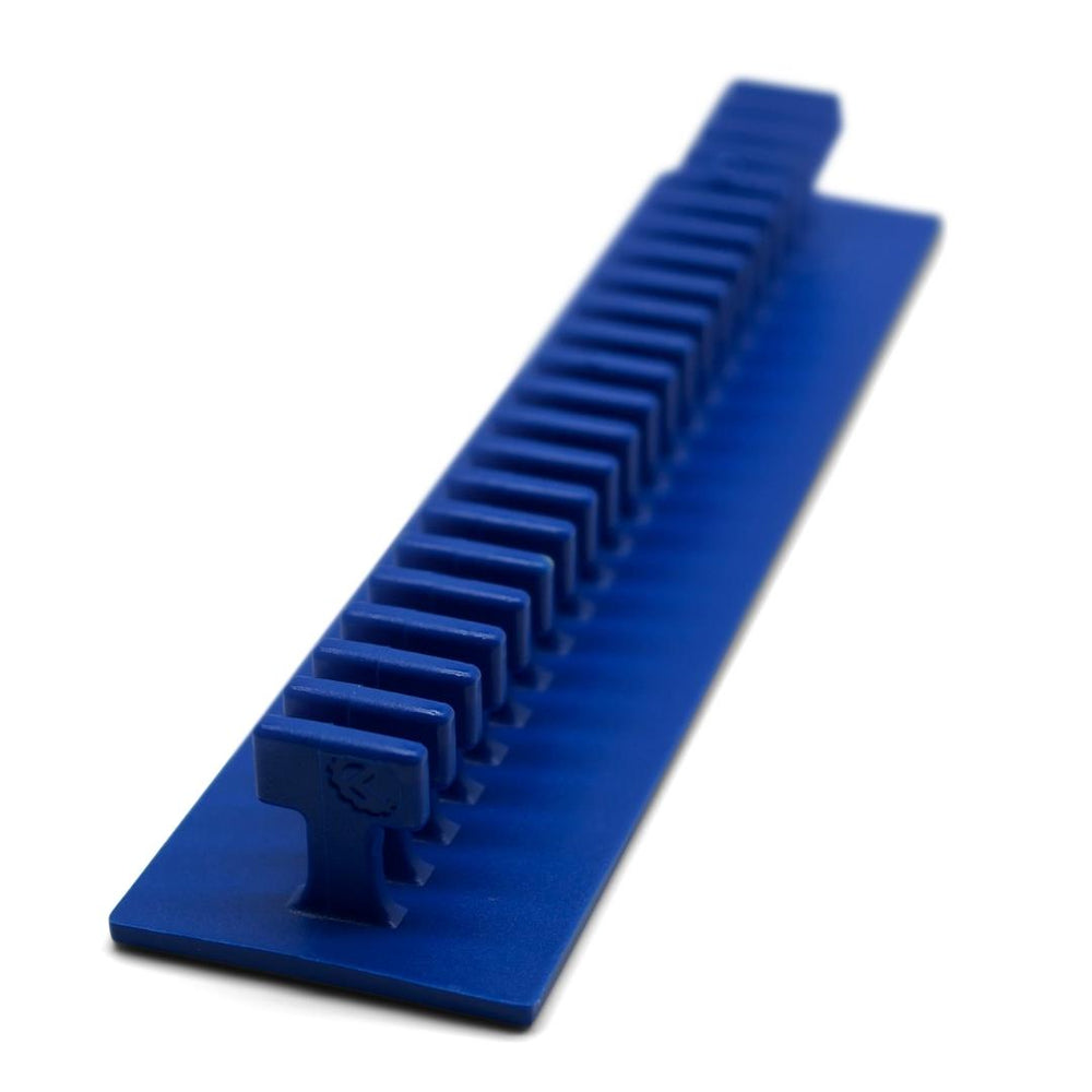 Centipede® 38 x 156 mm (1.5 x 6 in) Blue Flexible Crease Glue Tab