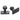 Black Plague Gray 26 mm Smooth Crease Glue Tabs (10 Pack)