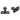 Black Plague Gray 32 mm Smooth Crease Glue Tabs (10 Pack)