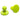 Gang Green 25 mm Smooth Round Glue Tabs (10 Pack)