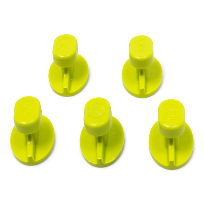 Gang Green 32 mm Smooth Oval Glue Tabs (5 Pack)
