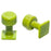 Gang Green 12 mm Smooth Square Glue Tabs (10 Pack)