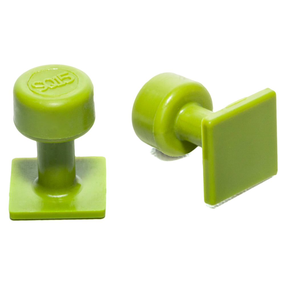 Gang Green 15 mm Smooth Square Glue Tabs (10 Pack)