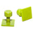 Gang Green 20 mm Smooth Square Glue Tabs (10 Pack)