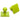 Gang Green 25 mm Smooth Square Glue Tabs (10 Pack)