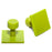 Gang Green 25 mm Smooth Square Glue Tabs (10 Pack)