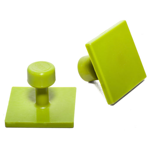 Gang Green 30 mm Smooth Square Glue Tabs (10 Pack)