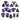 Plain Jane Purple Glue Tabs - Variety Pack (16 Pieces)