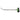 Tequila 12" Black / Lime Green Stainless Push Rod