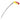 Tequila 19" Red / Yellow Left Handed Shaved Arched Brace Tool