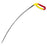 Tequila 23" Red / Yellow Left Handed Shaved Arched Brace Tool