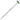 Tequila 42" Black / Lime Green Stainless Push Rod