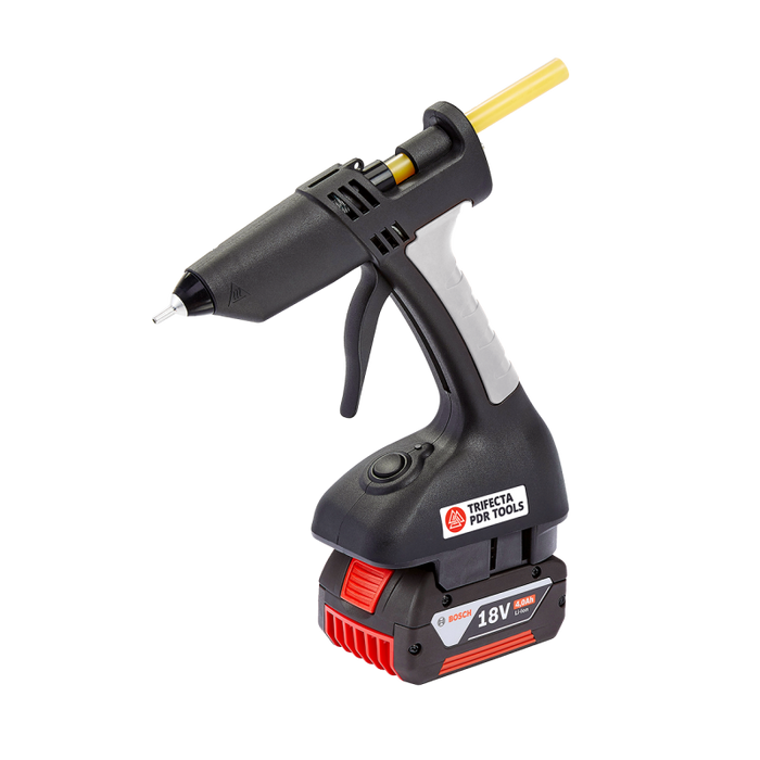 Trifecta Cordless 18V Cordless PDR Glue Gun - with Ryobi Battery Adapter