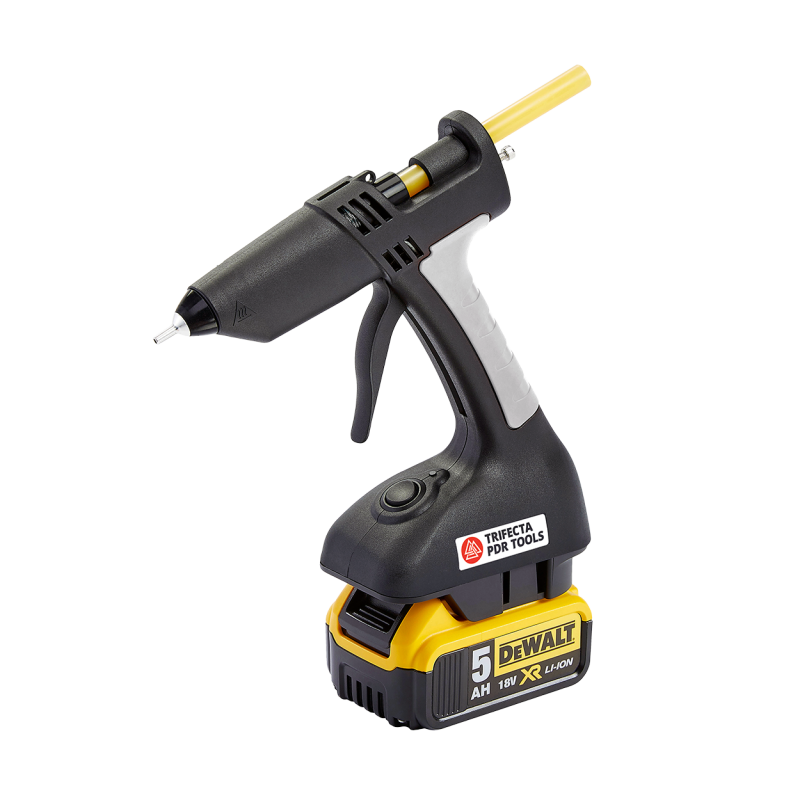 Trifecta Cordless 18V Cordless PDR Glue Gun - with DeWalt Battery Adapter