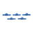 KECO 70 mm Blue Smooth Skinny Crease Glue Tabs (5 Pack)