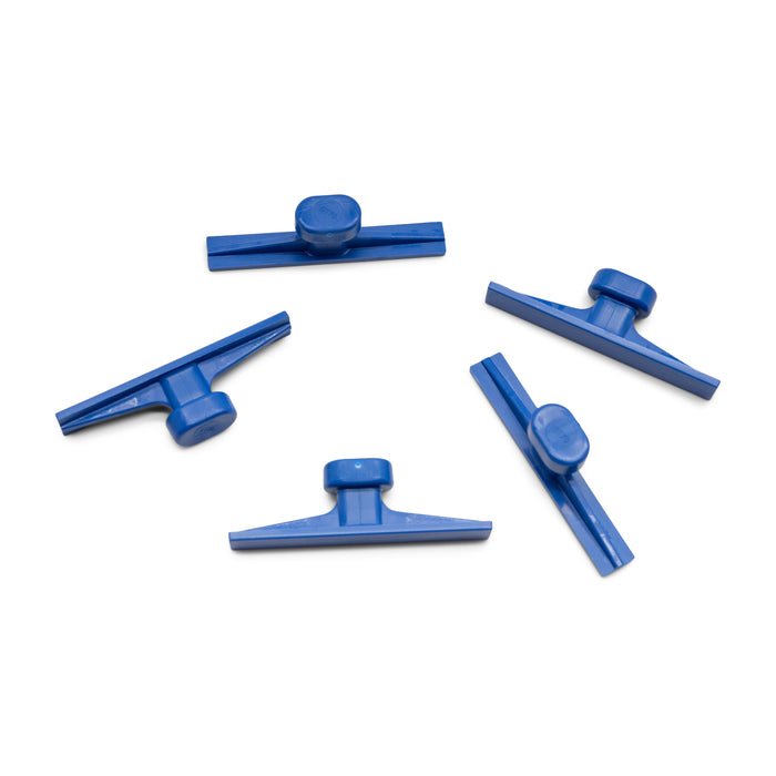 KECO 70 mm Blue Smooth Skinny Crease Glue Tabs (5 Pack)