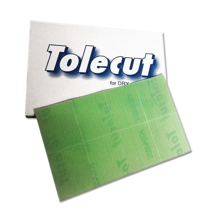 Tolecut Pink 1500 Grit 8-Cut Block Sheet for Toleblock (Pack of 25)