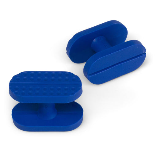 KECO 14 x 26 mm Blue Smooth and Dimpled Dual Surface Flip Crease Tab (5 Pack)