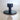 Black Plague Gray 30 mm Smooth Round Glue Tabs (10 Pack)