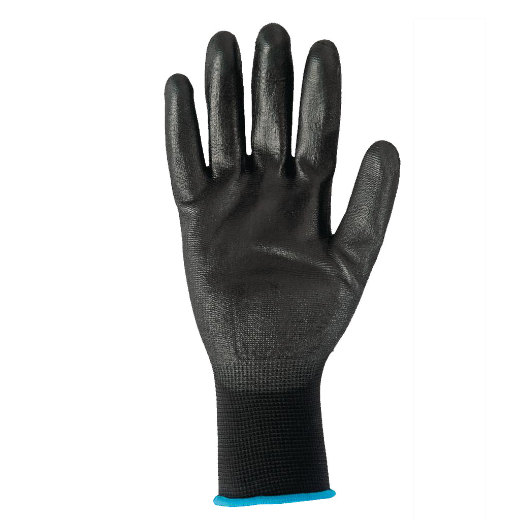 2 Pairs Gorilla Grip Slip Resistant All Purpose Work Gloves, Black XL