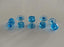 Black Ice 15 mm / 0.6" Smooth Round Glue Tabs (5 Pack)