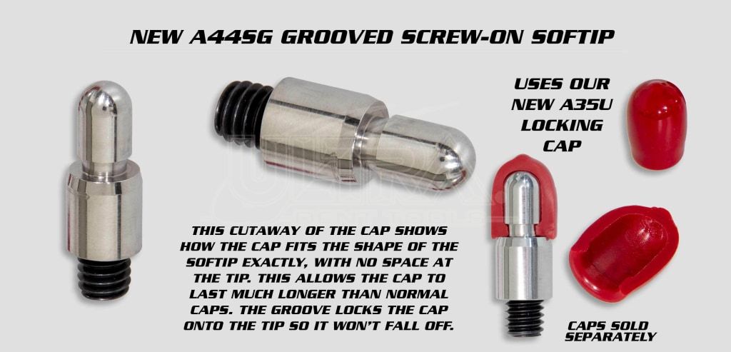 Ultra Soft Screw-on Soft Tip Gooved for A35U Snap On Cap