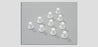 Ultra 13/16" White Medium PDR Glue Tabs (10 Pack)