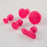 Burro Pink Series Glue Tabs - Variety Pack (5 Pieces)