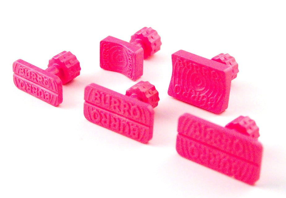 Burro Pink Series Crease Glue Tabs - Variety Pack (5 Pieces)